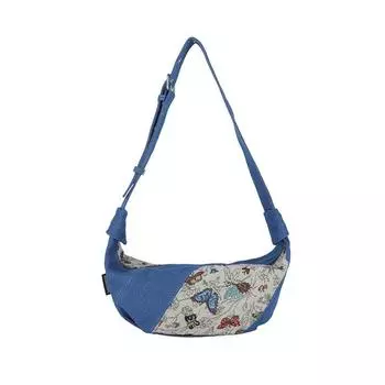 Women s Underarm Bag Denim Shoulder Hand Crossbody Bag синий