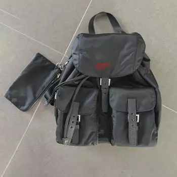 Women s Waterproof Nylon Drawstring Backpack – Casual Small Parachute Backpack for Students and Parties