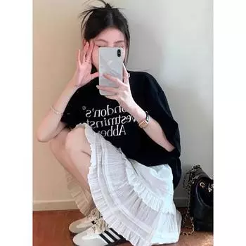 Women s White Lace High-Waist Puffy A-Line Ballet Skirt - Spring/Summer 2025 Collection Extra Large белый