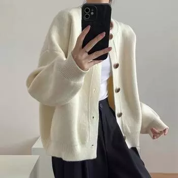 Women s Winter Autumn Clothes Knit Knitwear Sweater Top Blouse Streetwear Outdoor Outwear Cardigan Coat For Women OneSize красный