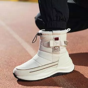 Women s Winter Thickened Waterproof Snow Boots Non-slip Lightweight Short Boots 40