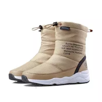 Women s Winter Warm Snow Boots High Faux Fur Lining Waterproof Ankle Boots Anti Slip Outdoor Shoes Zipper Hiking Hiking Sports Boots 36