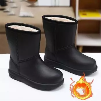 Women s Winter Waterproof Snow Boots Women s Warm Outdoor Short Boots Anti Slip Middle Tube Thickened and Plush 40-41