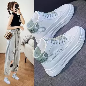 Women s Winter Wool Lining Thickened Versatile Women s Cotton Shoes Warm High Top Fashion Short Boots Zapatos De Mujer 35 чёрный