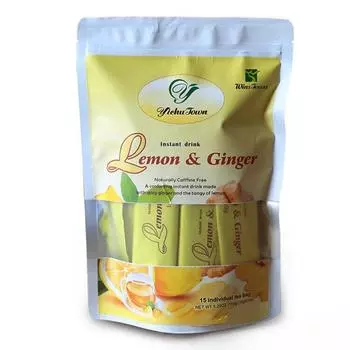 Чай для матки для женщин - лимон и имбирь, гормональный баланс 10 г*15 пакетиков Lemon and Ginger 10g*15 teabags/pcs women womb tea