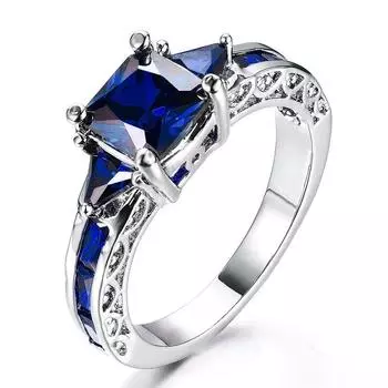 Women S Zircon Wedding Rings, Pair Rings, Wedding Accessories, Proposal Jewelry 11