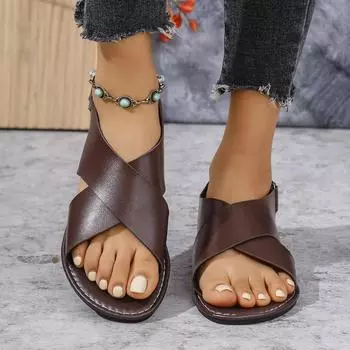 Women Sandals 2025 NewParty Walking Shoes Comfortable Wedge Shoes Woman Fashion Lightweight Outdoor Sandals Sandalias De Mujer 36