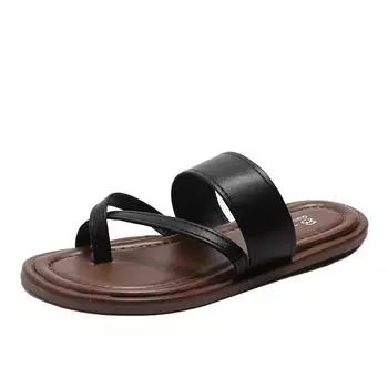 Women Sandals Fashion Cross Trend Anti-slip Wear Comfortable Matching Sole Pure White Shoelace Wedge Sandals Platform Sandals 35 бежевый