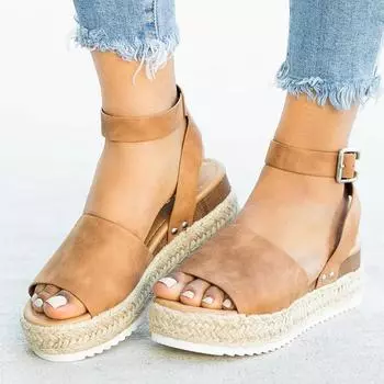 Women Sandals Plus Size 43 Wedges Shoes For Women Heels Sandals Summer Shoes 2024 Flip Flop Chaussures Femme Platform Sandals 5