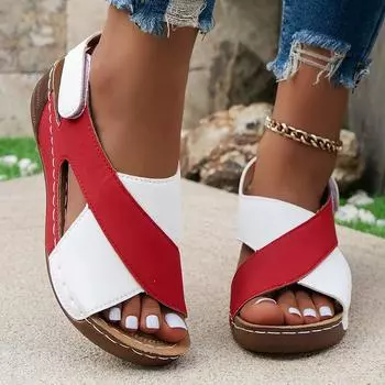 Women Sandals Shoes Summer Non-Slip Women s Shoes Breathable Women Shoe Wedge Sandals Woman Soft Female Women Sandal Footwear 36 коричневый