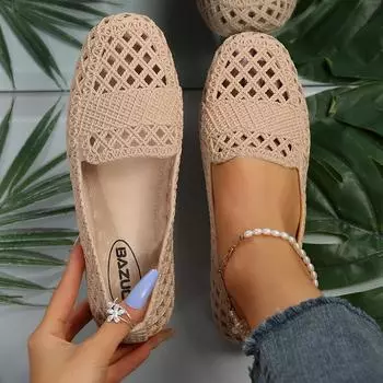 Женские сандалии Летняя обувь Женские сандалии на плоской подошве Удобная женская обувь для отдыха на природе Пляжные дизайнерские сандалии Шлепанцы Sandalias De Mujer 36 абрикосовый