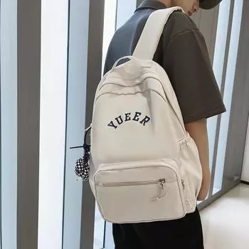 Women Schoolbag Bookbags Solid Color Female Backpack Casual Woman Travel Bag High Quality Schoolbag for University Lady