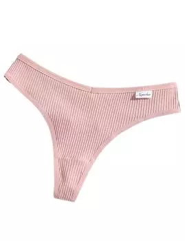 Women Sexy Pink Thongs M розовый