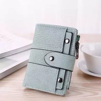 Women Short Wallet Small Fashion Luxury Brand PU Leather Purse Ladies Card Bag for Women Clutch Female Purse Money Clip Wallet