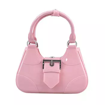 Женские сумки через плечо, новые модные подмышечные сумки, однотонные, для отдыха, универсальные, женские, в упаковке, с сумкой-переноской, сумки-желе