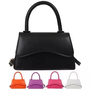 Women Shoulder Satchel Purse PU Leather Flap Evening Bag Versatile Hobo Sling Bag Fashion Tote Bag Daily Dating Purse чёрный