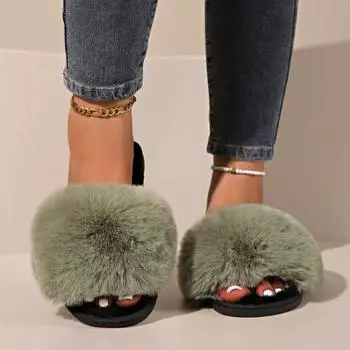 Women Slippers 2024 New Flat Luxury Beach Female Lightweight Sandals Trend Brand Design Comfortable Slides Women Shoes for Women 36-37 чёрный