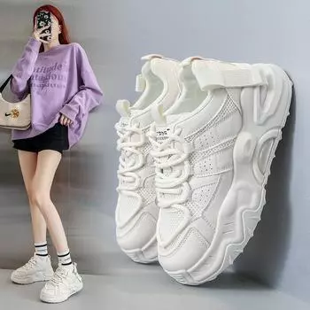 Women Sneakers 2024 Autumn Fashion Women Vulcanized Shoes High Quality Flats Shoes Women Walking Platform Shoes Zapatillas Mujer 35 чёрный