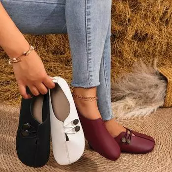 Women Sneakers New Spring and Autumn Lightweight Designer Loafers Breathable Round Toe Comfortable Sneakers Zapatos De Mujer 36
