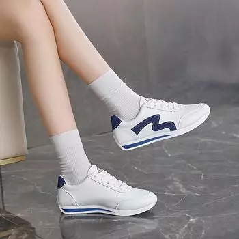 Women Sneakers New Summer Casual Sports Loafers Lightweight Designer Shoes Breathable Non-slip Sneakers Women Zapatos De Mujer 35 синий