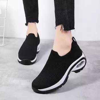 Women Sneakers Shoes Comfortable Ladies Shoes Flat Women s Sneakers Footwear Platform Sneakers Trainers Shoes Woman Mujer 35 чёрный