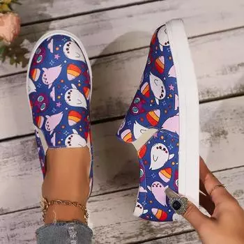 Women Sneakers Spring and Autumn Fashion Loafers Female Lightweight Mesh Flats Sneakers Designer Outdoor Casual Shoes for Women 36 синий