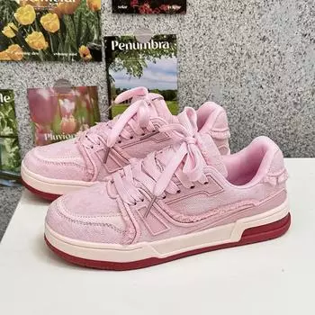 Женские кроссовки для студентов, повседневная спортивная обувь для девочек, парусиновые туфли на платформе, женская обувь на вулканизированной подошве для активного отдыха, женская обувь 36 серый