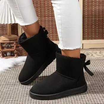 Women Snow Boots Designer Office Walking Large Size Fashion Women Shoes Winter New Comfortable Platform Boots Zapatos De Mujer 36
