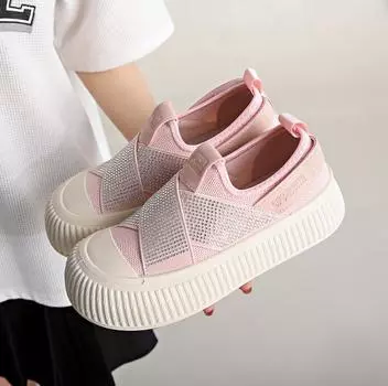 Женская спортивная обувь 2024 года, новые белые кроссовки с ракушечным носком, женская обувь на плоской подошве, женские мокасины, женская обувь на платформе 35 бежевый