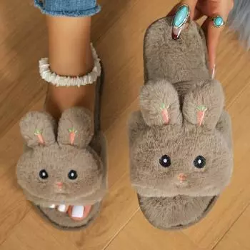 Women Suede Slippers Spring and Autumn Winter Comfortable Designer Shoes for Women Lightweight Mesh Breathable Shallow Slippers 36-37 белый