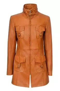 Women Trench Coat Stylish Tan Handmade Leather Lambskin Genuine Designer Soft S дубильная кора