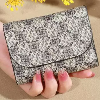 Женские кошельки из искусственной кожи, сумка для денег, женский короткий кошелек на молнии, кошельки, держатели для карт и монет Mul X7Y8 White-One size