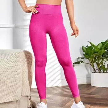 Женские штаны для йоги с высокой талией, поддерживающие живот, облегающие, быстросохнущие, эластичные, мягкие, дышащие, облегающие, компрессионные, для бега трусцой, упражнений S вино красного