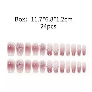 Womens Art Nail Wearable Nail Products Detachable Fashionable Wearresistant