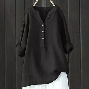 Женская повседневная однотонная рубашка с длинным рукавом и V-образным вырезом, повседневные топы, женская красота, высококачественная блузка, одежда, большие размеры XXXXXL белый