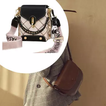 Womens Leather Shoulder Bag Satchel Elegant Travel Purse Phone for Commuting