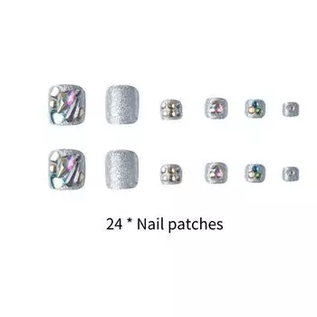Womens Nail Wearable Toe Patch Beauty Detachable Durable Fashionable Advanced