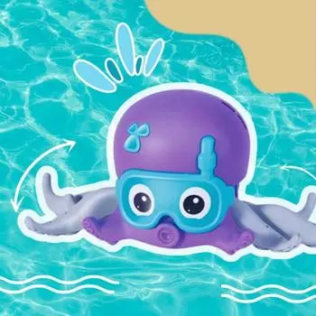 Wonally плавающий осьминог детская игрушка для купания сертифицированная KC игрушка для игр в воде, корейские игрушки для купания