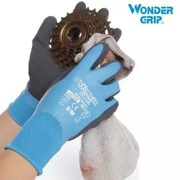 Wonder Grip Thermo Plus Холодостойкие рабочие перчатки с двухслойным латексным покрытием для защиты садоводства L