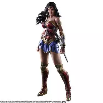 WONDER WOMAN PLAY ARTS Kai Wonder Woman ПВХ окрашенная подвижная фигурка