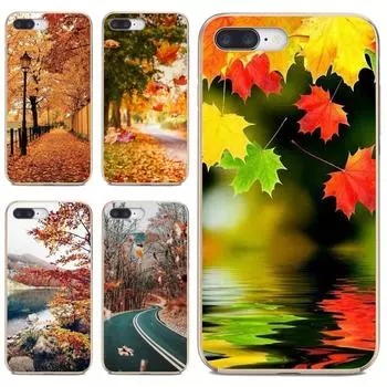 Чудесный пейзаж падающие листья ТПУ чехол для Oneplus One plus 3T 5T 6T 6 7 7T 8 Pro для LG K10 K8 K7 K4 2017 EUR Oneplus 3T