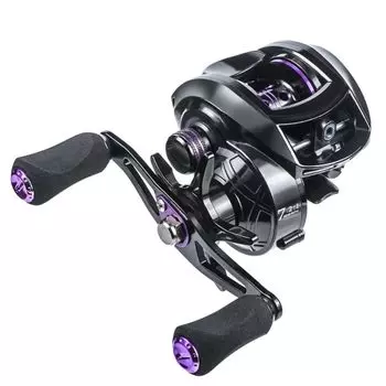 Wongfey Bait Reel Sea Fishing Freshwater Fishing Drag Force 8kg Fishing Reel Ultra Light Magnetic Brake Gear Ratio 7.2:1 Reel