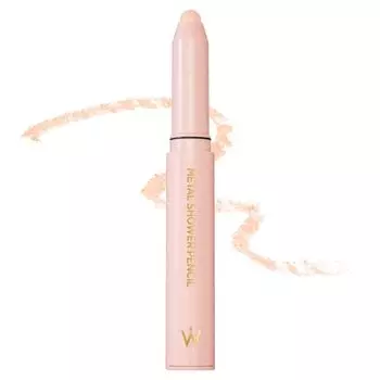 Wonjungyo Metal Shower Pencil Tear Bag Макияж Блеск Тени для век Pearl Ricotta (07 Бежевый)