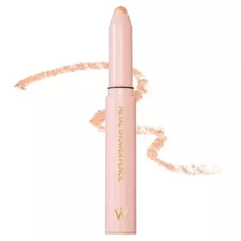 Wonjungyo Металлический карандаш для век с блестками 02 Песочная луна Высокопигментированный карандаш для мешков под глазами [Официальный] 1,6 г / Водостойкий,