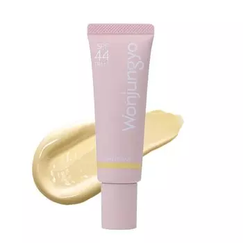 Wonjungyo Tone Up Base 02 Lime Yellow 25 г Основа под макияж Предотвращает разрушение кожного сала База под макияж /
