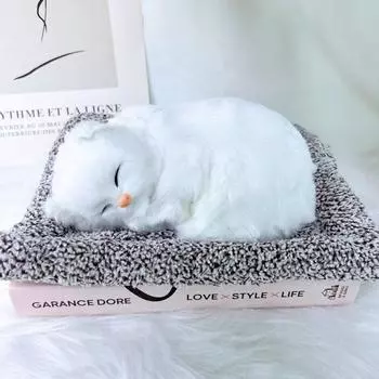 Wonpungrong автомобиль уголь-едящий интерьерный товар кошка кукла, белый кот, 1 шт., корейский автомобиль аксессуары