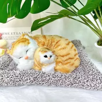 Wonpungrong автомобиль уголь-пожиратель предметов интерьера кукла кошка, оранжевая кошачья шапка, 1 шт., корейский автомобиль аксессуары