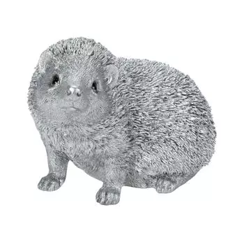 Woobia Looking Up Hedgehog Silver xx Кукольная фигурка, украшение для сада, животное, декор для сада, ежик 22,5 15,5 15,6 см H12490-13