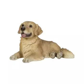 Woobia Lying Golden Retriever x 7 x Doll Figure Ornament Animal Garden Decoration Dog 11.9 6.8cm H13142-B
