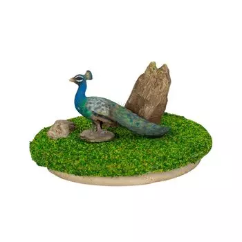 Woobia Павлиний Мини Набор 9 х 9 х 5см Фигурка Куклы Украшение Животное Садовое Украшение Птица H23374